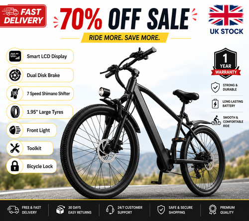 Electric mountain bike - 26",